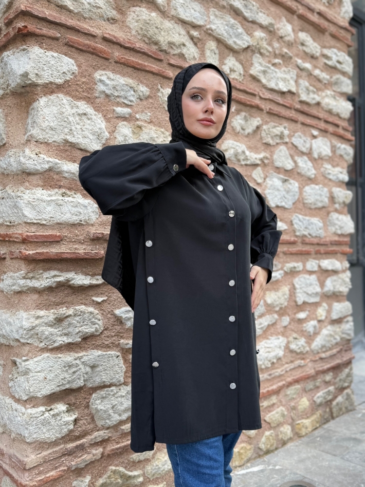 Resim 6506 Tensel Yanları Düğmeli Gömlek