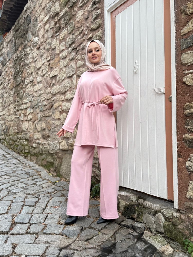 Resim 6478 Oysho Belden Bağlamalı Pantolon Takım