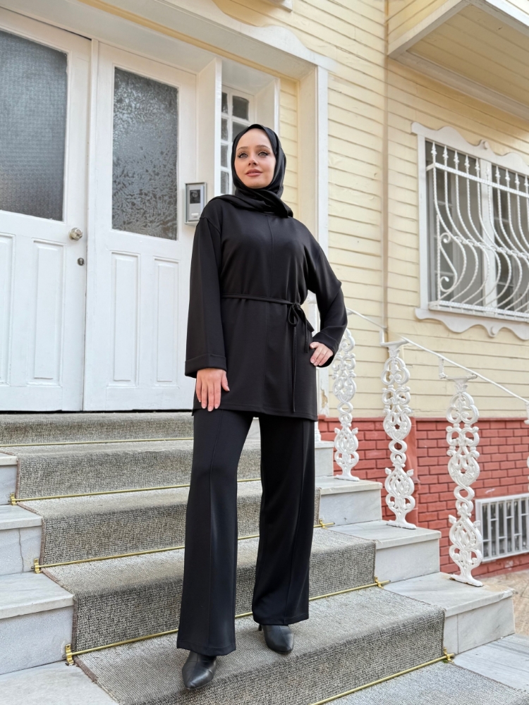 Resim 6478 Oysho Belden Bağlamalı Pantolon Takım