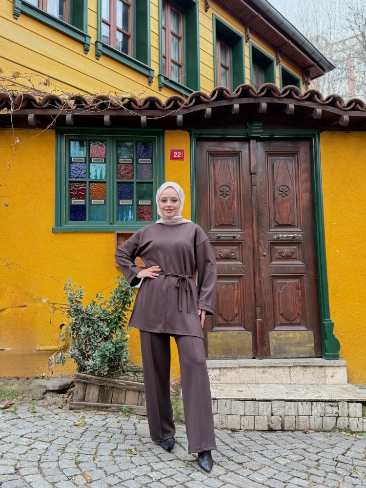 Resim 6478 Oysho Belden Bağlamalı Pantolon Takım