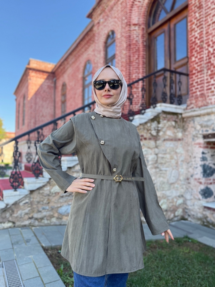 Resim 6524 Nubuk Kemerli Tunik