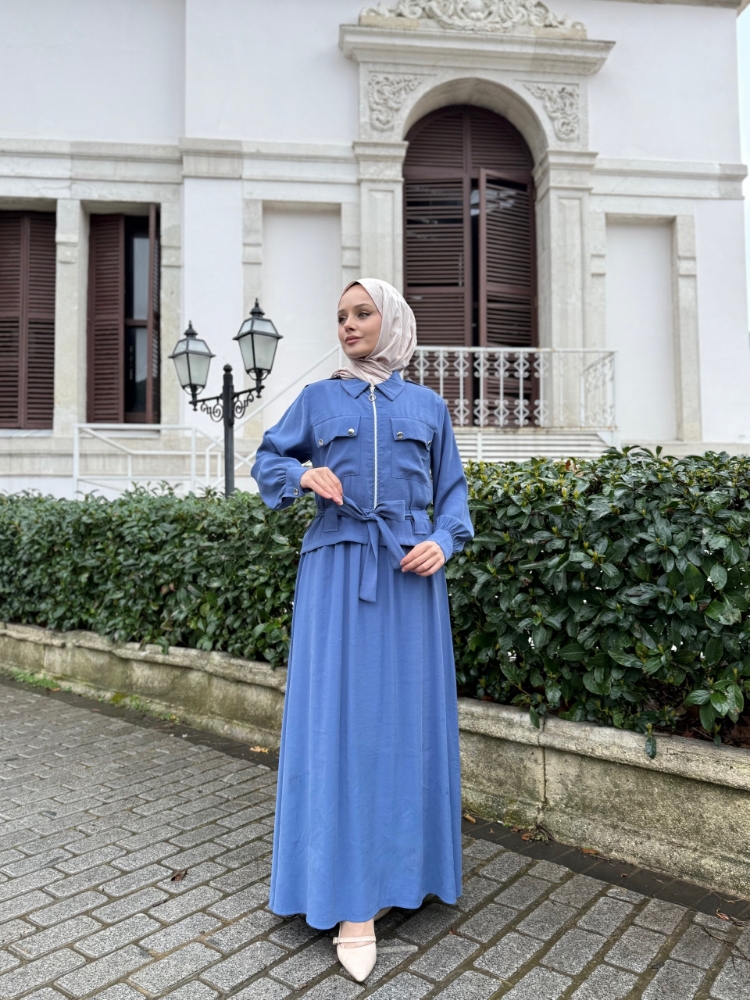 Resim 6517 Modal Bağlamalı Etek Takım