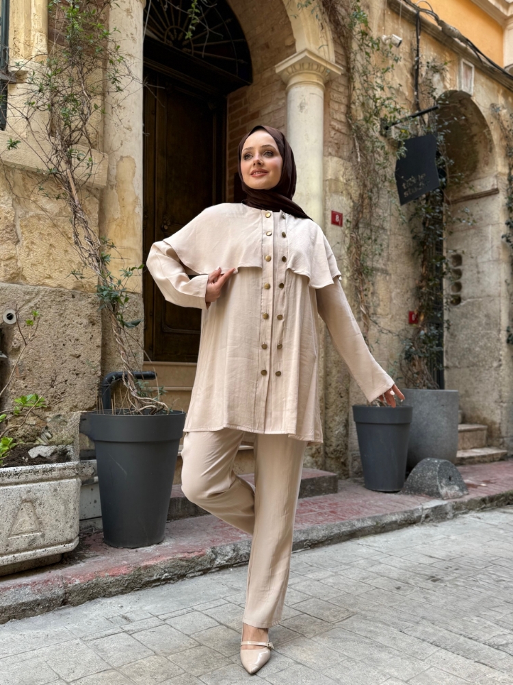 Resim 6533 Modal Şal Yakalı Pantolon Takım